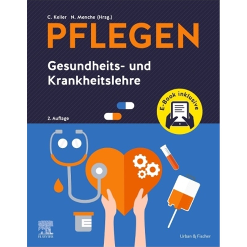 预订【德语】PFLEGEN Gesundheits- und Krankheitslehre + E-Book[9783437287602]