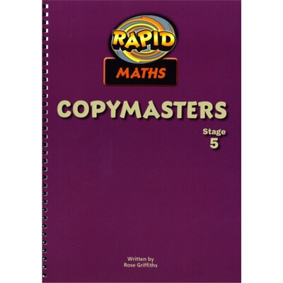 预订不退不换Rapid Maths: Stage 5 Photocopy Masters[9780435912499]