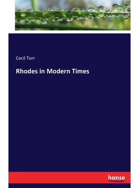 按需印刷Rhodes in Modern Times[9783337379377]