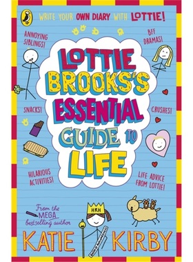 现货Lottie Brooks‘s Essential Guide to Life: Write Your own Diary with Lottie: 洛蒂布鲁克斯 生活指南[9780241647202]