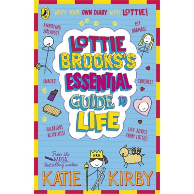 现货Lottie Brooks‘s Essential Guide to Life: Write Your own Diary with Lottie: 洛蒂布鲁克斯 生活指南[9780241647202]