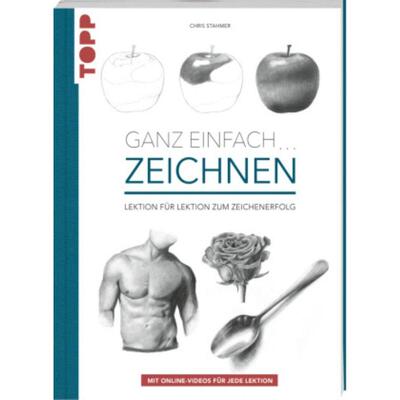 预订【德语】 Ganz einfach ... zeichnen:Lektion für Lektion zum Zeichenerfolg. Mit Online-Videos