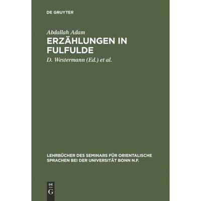 按需印刷DEG Erz?hlungen in Fulfulde[9783110993851]