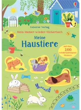 预订【德语】 Mein Immer-wieder-Stickerbuch: Meine Haustiere[9781789411737]