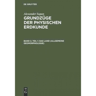 Das 9783111209272 Land Geomorphologie Allgemeine 按需印刷DEG