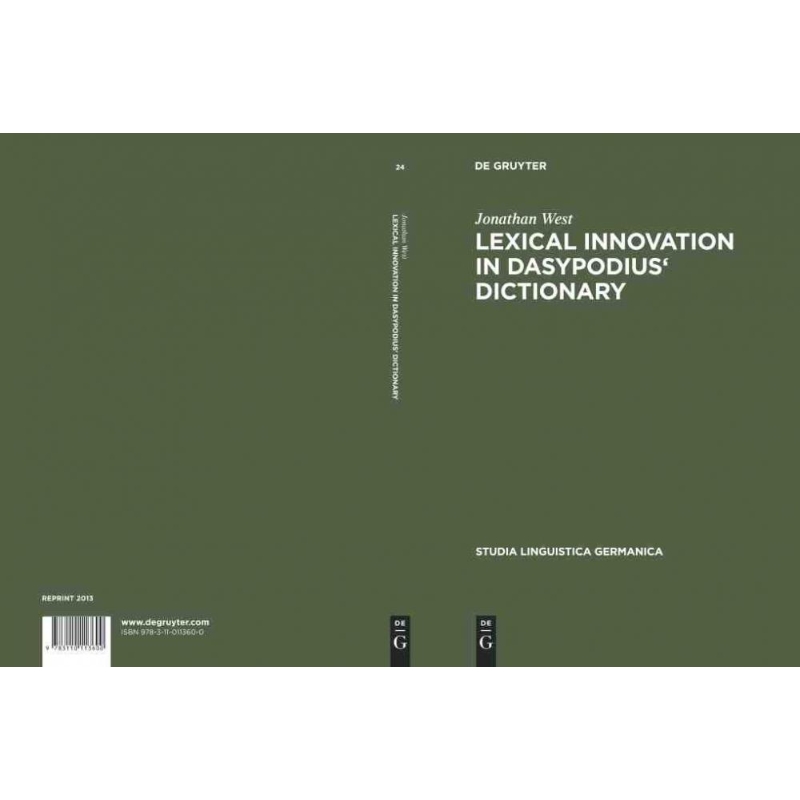 按需印刷DGYT Lexical Innovation in Dasypodius  Dictionary[9783110113600]