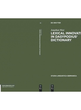 按需印刷不退不换DGYT Lexical Innovation in Dasypodius  Dictionary[9783110113600]