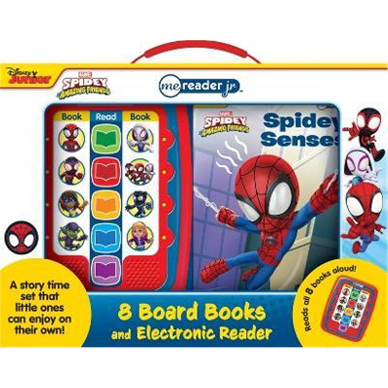 预订Marvel Spidey and His Amazing Friends: Me Reader Jr 8 Board Books and Electronic Reader Sound Book Set:Me Reader Jr: