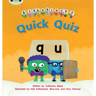 预订不退不换Bug Club Phonics Fiction Reception Phase 3 Set 07 Alphablocks Quick Quiz[9781408279588]