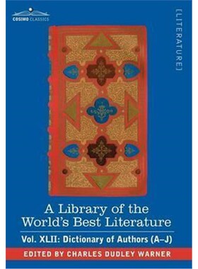 预订不退不换A Library of the World's Best Literature - Ancient and Modern - Vol.XLII (Forty-Five Volumes); Dictionary of