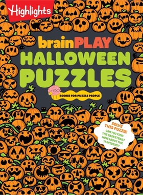 预售【2024新书】Brainplay Halloween Puzzles[9781639622511]