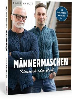 预订【德语】 Männermaschen:Klassisch oder Cool. Das erste Strickbuch für die komplette