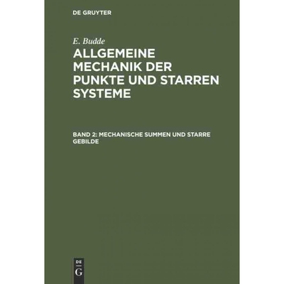 按需印刷不退不换德语Mechanische Summen und starre Gebilde:[9783111062778]