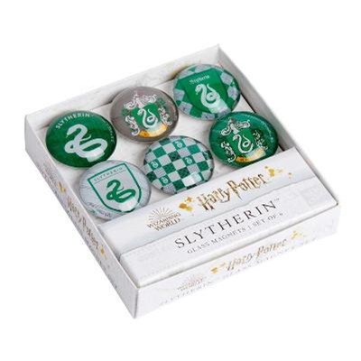现货 Harry Potter: Slytherin Glass Magnet Set 磁性贴 冰箱贴