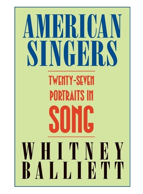 按需印刷不退不换American Singers[9781578068357]