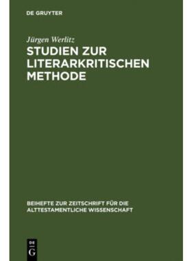 按需印刷DEG Studien zur literarkritischen Methode[9783110134889]