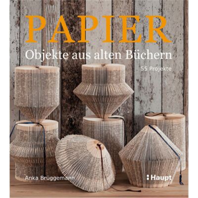 预订【德语】Papier-Objekte aus alten Büchern:55 Projekte