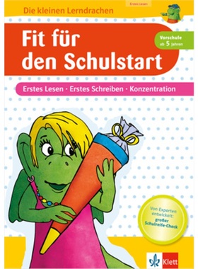 预订【德语】 Klett Fit für den Schulstart Erstes Lesen, Erstes Schreiben, Konzentra[9783129492857]