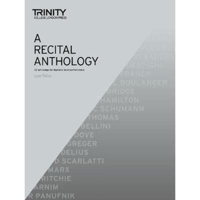 预订不退不换A Recital Anthology (Low Voice):22 art songs for diploma-level performance