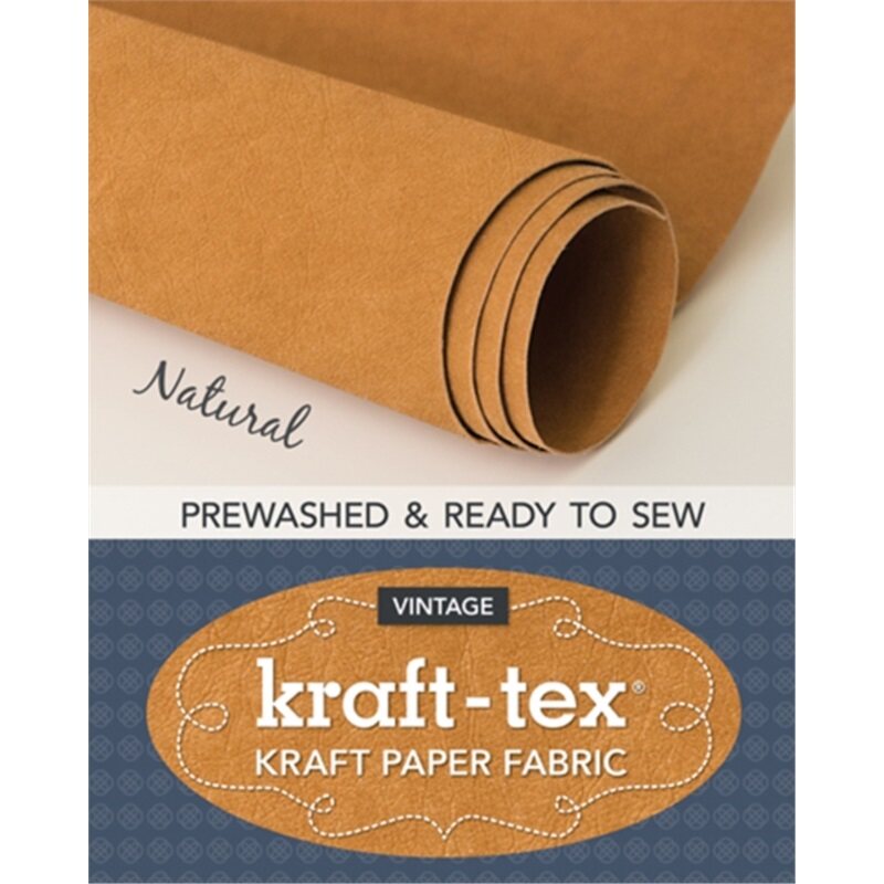 预订不退不换kraft-tex Vintage Roll, Natural Prewashed[9781617457852]