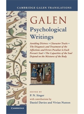 按需印刷CBG Galen: Psychological Writings[9780521765176]