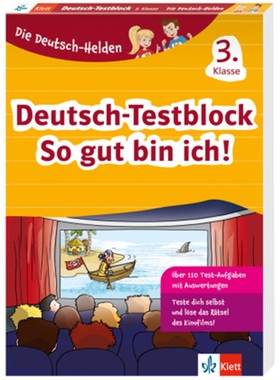 预订【德语】 Klett Die Deutsch-Helden: Deutsch-Testblock So gut bin ich! 3. Klasse[9783129496855]