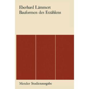 预订【德语】 Bauformen des Erzählens; .:Studienausgabe