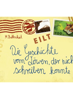 预订【德语】Die Geschichte vom Lowen, der nicht schreiben konnte[9783407794826]