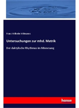 预订【德语】Untersuchungen zur mhd. Metrik[9783348073073]