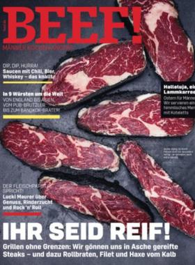 预订【德语】 BEEF! Nr. 68 (2/2022):Männer kochen anders
