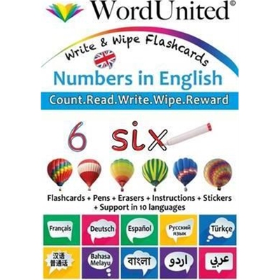 预订Numbers in English:Write & Wipe Flashcards