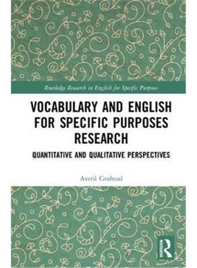 按需印刷不退不换Vocabulary and English for Specific Purposes Research:Quantitative and Qualitative Perspectives[97811389
