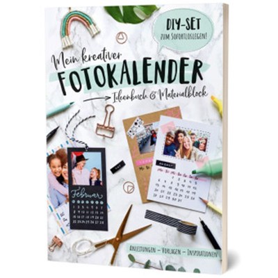 预订【德语】Mein kreativer Fotokalender - Ideenbuch & Materialblock:DIY-Set zum Sofortlosle