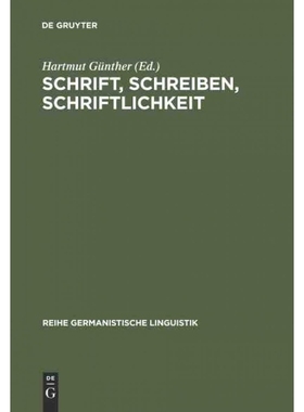 按需印刷DEG Schrift, Schreiben, Schriftlichkeit[9783484310490]