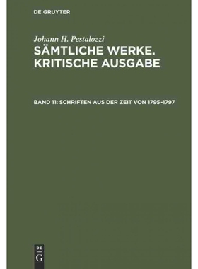 按需印刷不退不换DEG Schriften aus der Zeit von 1795?C1797[9783110094893]