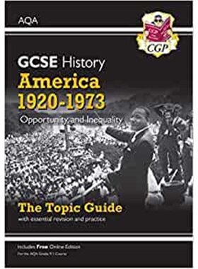 预订不退不换Grade 9-1 GCSE History AQA Topic Guide - America, 1920-1973: Opportunity and Inequality