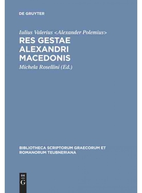 按需印刷DEG Res gestae Alexandri Macedonis[9783598712791]