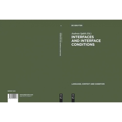 按需印刷DGYT Interfaces and Interface Conditions[9783110195477]