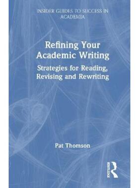 按需印刷不退不换TF Refining Your Academic Writing[9780367468750]