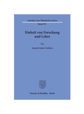 预订【德语】Einheit von Forschung und Lehre.: