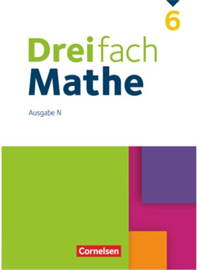 预订【德语】 Dreifach Mathe - Ausgabe N - 6. Schuljahr Schülerbuch[9783060436699]