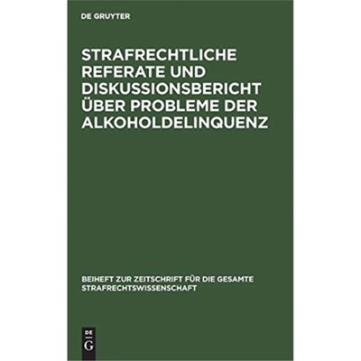 预订【德语】 Strafrechtliche Referate und Diskussionsb