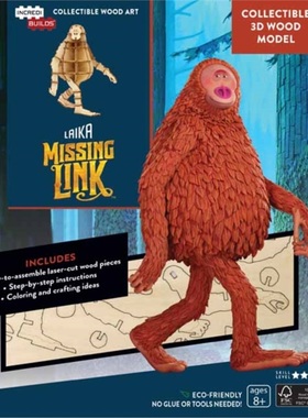 预订IncrediBuilds: LAIKA: Missing Link 3D Wood Model[9781682984284]
