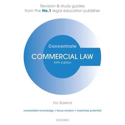 预订Commercial Law Concentrate:Law Revision and Study Guide