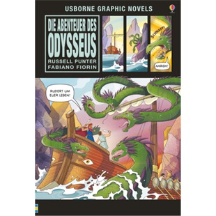 预订不退不换德语 Usborne Graphic Novels: Die Abenteuer des Odysseus[9781789411812]