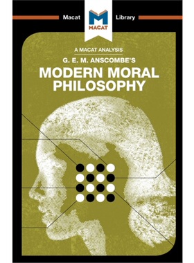 按需印刷不退不换TF An Analysis of G.E.M. Anscombe's Modern Moral Philosophy