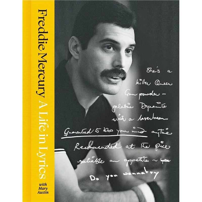 现货 弗雷迪·默丘里歌词人生:官方创意遗产 A Life in Lyrics: The Official Creative Legacy of Freddie Mercury 英文原版 上