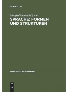 按需印刷不退不换DEG Sprache: Formen und Strukturen[9783484300989]