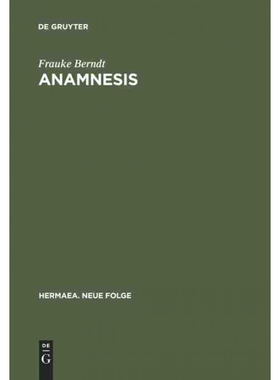 按需印刷不退不换DEG Anamnesis[9783484150898]