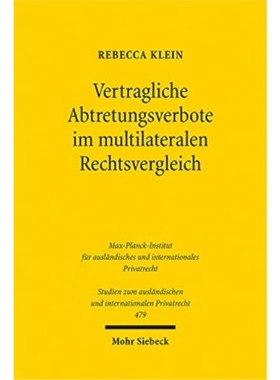 预订【德语】 Vertragliche Abtretungsverbote im multila